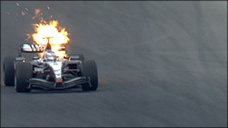McLaren Mercedes 2004 Engine Fail